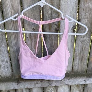 FREE w/purchase Under Armour Low-Impact Support Sports Bra pale pink maybe sz S